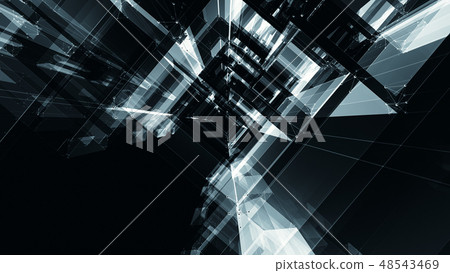Abstract background. Futuristic concept. Space technology future 48543469