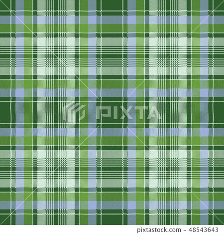 Green check plaid fabric texture seamless pattern Green check plaid fabric texture seamless pattern 48543643