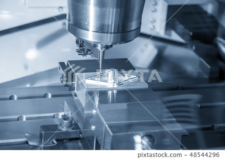 The CNC milling machine The CNC milling machine 48544296
