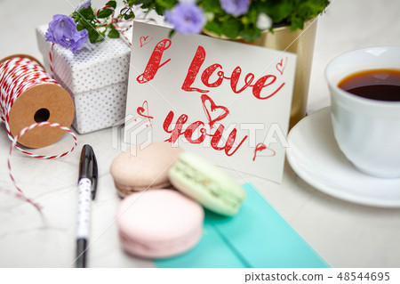 I Love You Postcard 48544695