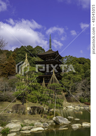 山口山口市Rurikoji寺五層樓 48545055