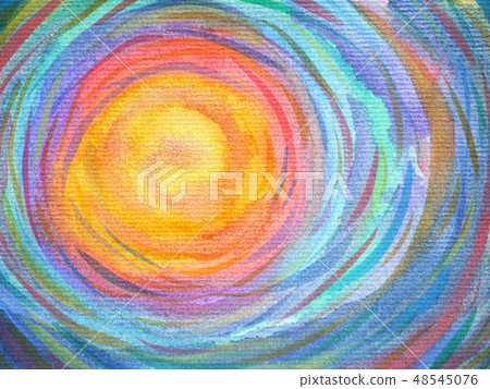 colorful spiral sun power background watercolor colorful spiral sun power background watercolor 48545076