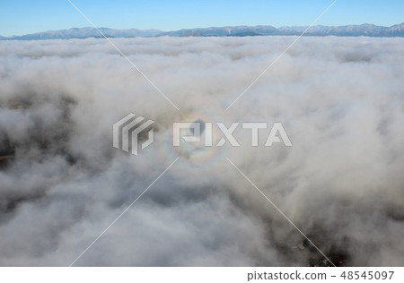 A view from a balloon on the outskirts of Christchurch 48545097