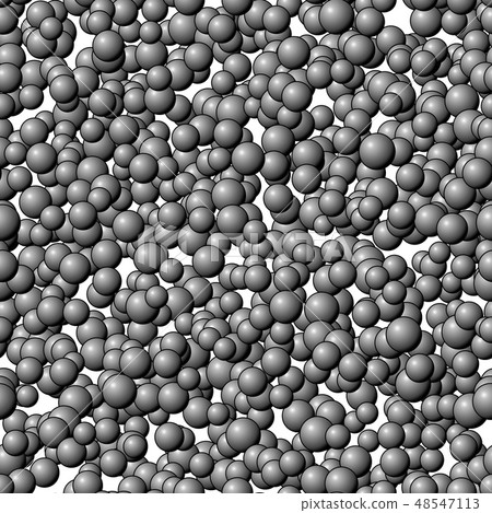 Vector monochrome texture, grayscale seamless...-插圖素材 [48547113] - PIXTA圖庫