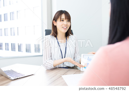 Communication lady 48548792