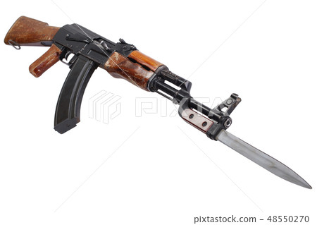First model AK - 47 assault rifle with bayonet 48550270