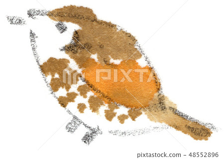 Tsugumi的冬季鳥類水彩插圖 Tsugumi的冬季鳥類水彩插圖 48552896