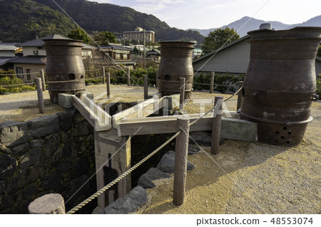 Yamaguchi Hagi-gunji鑄造石平台 48553074