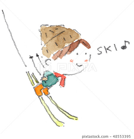 A boy who skis, "Sukisuki, skiing" 48553395
