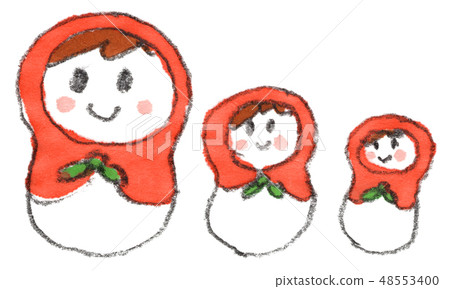 Matryoshka Three Sisters 48553400