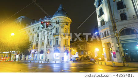 Streets of Bucharest, Romania Streets of Bucharest, Romania 48554813