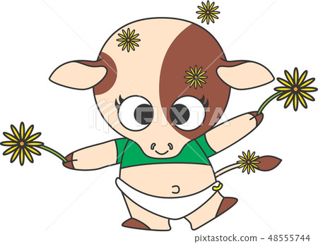 小牛圖像，插圖 48555744