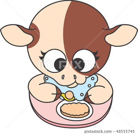 小牛圖像，插圖 48555745