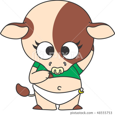 小牛圖像，插圖 48555753