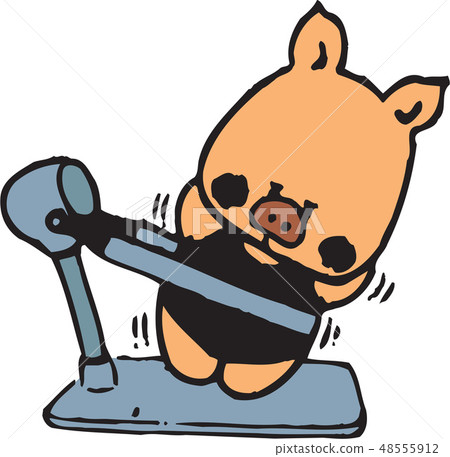 Pig image, illustration Pig image, illustration 48555912