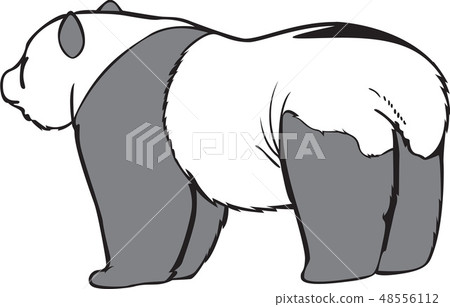 熊貓圖像，例證 48556112