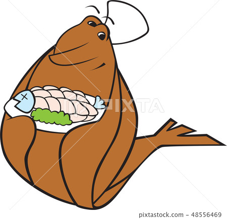 Fish image, illustration 48556469