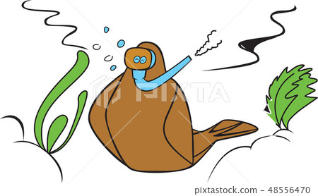 Fish image, illustration 48556470