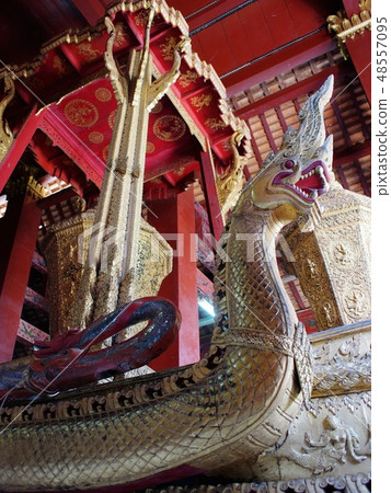 inside of XIENGTHONG Temple in LUANG PRABANG, LAOS inside of XIENGTHONG Temple in LUANG PRABANG, LAOS 48557095