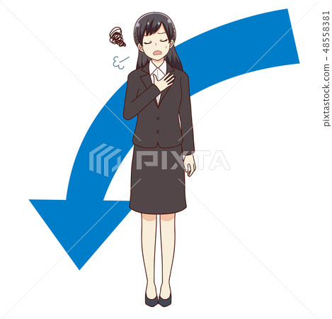 Women's suit disappointed 48558381