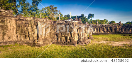 Bas-relief at Terrace of the Elephants  48558692