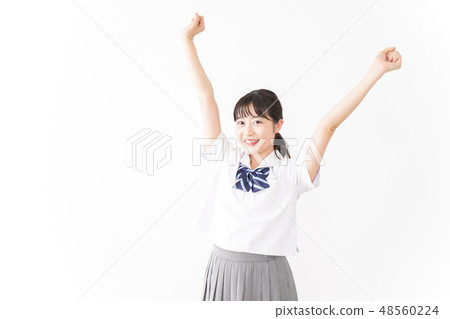 A young smiley student A young smiley student 48560224