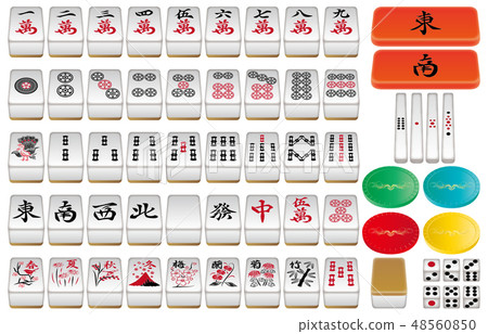 Mah-jong tile 3 Mah-jong tile 3 48560850