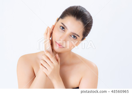 Portrait beautiful woman asian makeup of cosmetic Portrait beautiful woman asian makeup of cosmetic 48560965