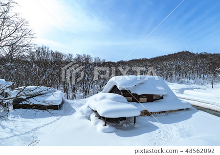 [Aomori City Hakkoda Yamanaka] The scenery of Hakkoda in February is still deep snow 48562092