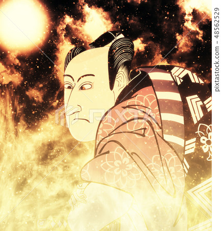 Ukiyo-e Kabuki actor 5th flame version Ukiyo-e Kabuki actor 5th flame version 48562529