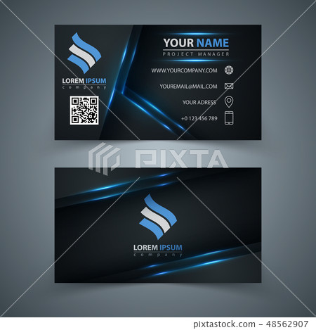 Business template. Idea for your print. Business template. Idea for your print. 48562907