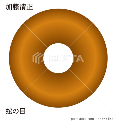 戰士的戰士戰士戰國大名|加藤清正·蛇眼|黃金矢量數據 48563168