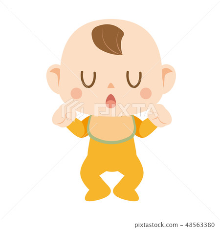 一個熟睡的嬰兒 48563380