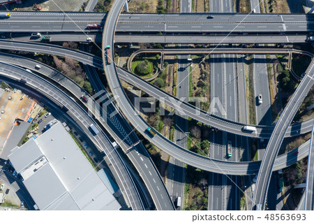Expressway aerial photograph 48563693