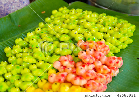 Thai Dessert, Imitation of the real fruit Thai Dessert, Imitation of the real fruit 48563931