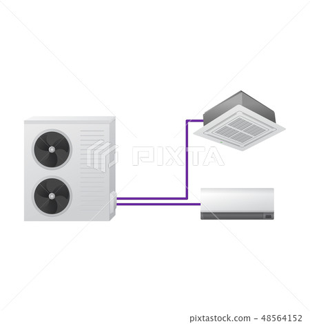 Multi split air conditioning system. Multi split air conditioning system. 48564152