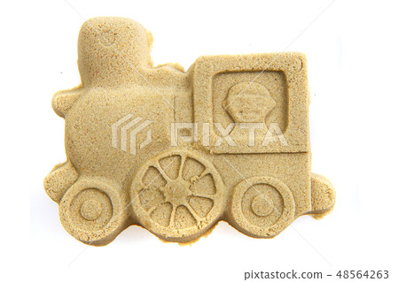 sand object train isolated sand object train isolated 48564263