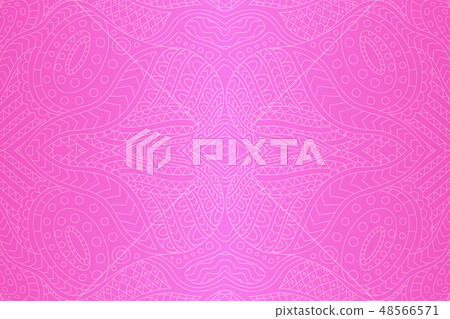 Beautiful pink background with abstract linear art Beautiful pink background with abstract linear art 48566571