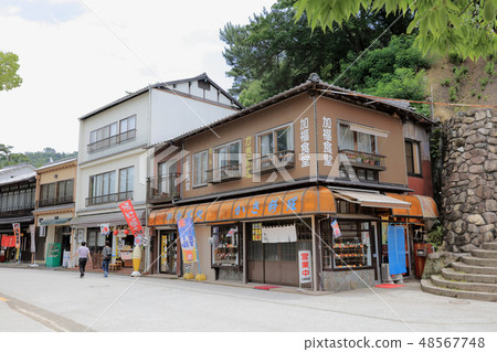 Omotesando Shopping street in Miyajima Omotesando Shopping street in Miyajima 48567748