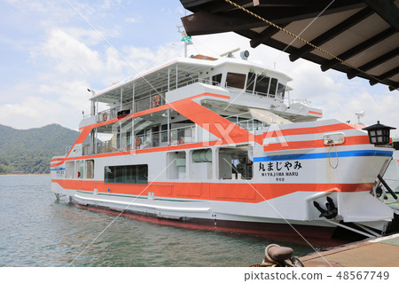 Ferry-boat of JR company starts cruise Ferry-boat of JR company starts cruise 48567749