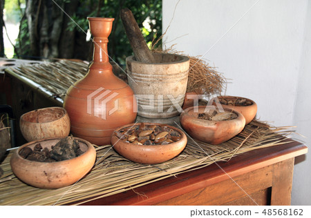 Ingredients of ayurvedic treatment, Sri Lanka Ingredients of ayurvedic treatment, Sri Lanka 48568162