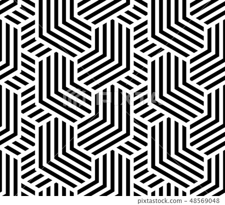 Abstract geometric pattern with stripes, lines. Abstract geometric pattern with stripes, lines. 48569048
