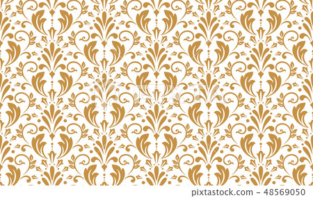 Wallpaper in the style of Baroque. Seamless Wallpaper in the style of Baroque. Seamless 48569050