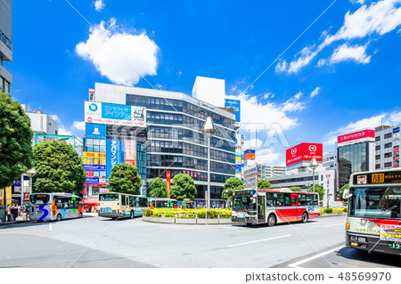Scenery in front of the Kitaguchi station in Tokyo Kichijoji station Scenery in front of the Kitaguchi station in Tokyo Kichijoji station 48569970
