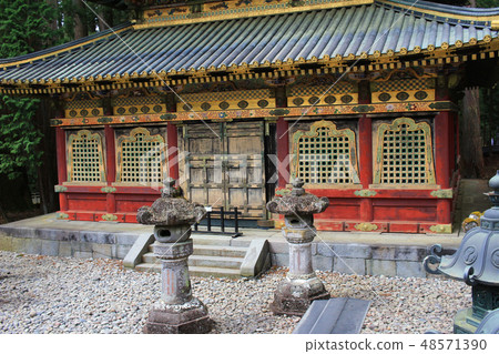 Shrine at Rinnoji Temple Nikko Japan 48571390