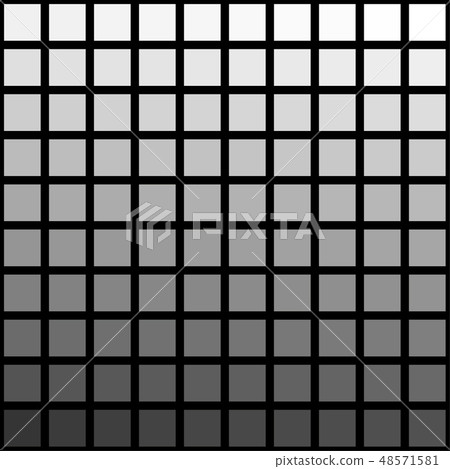 Vector black and white square checkered gradient background or texture. 48571581