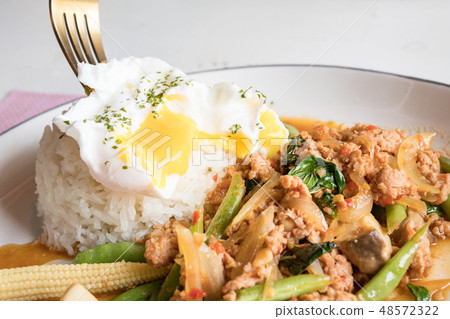 Thai national batting fish sale. Yellow citizen Flat mineral diet. Rice cookery is human staple food. 48572322