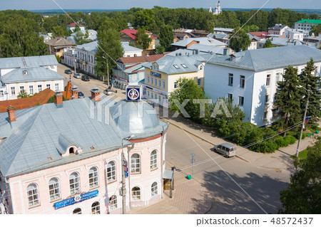 View of city Residence of Santa Claus and old town 48572437