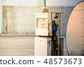 Old analog gas pump meter 48573673