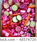 Homemade cucumber pickles 48574720
